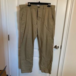 Khaki slim fit long pants 34x30